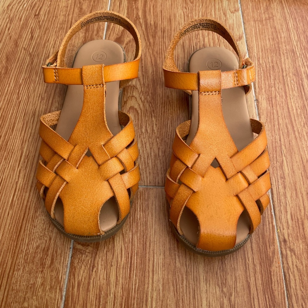 Cat & Jack Toddler Girl Ella Fisherman Sandals - Tan